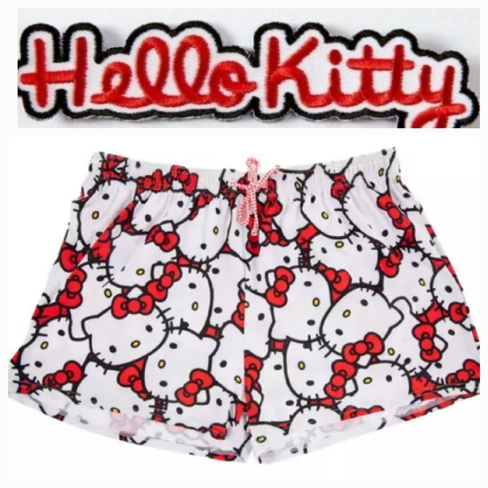 Hello Kitty Logo Pajame‎ Shorts
